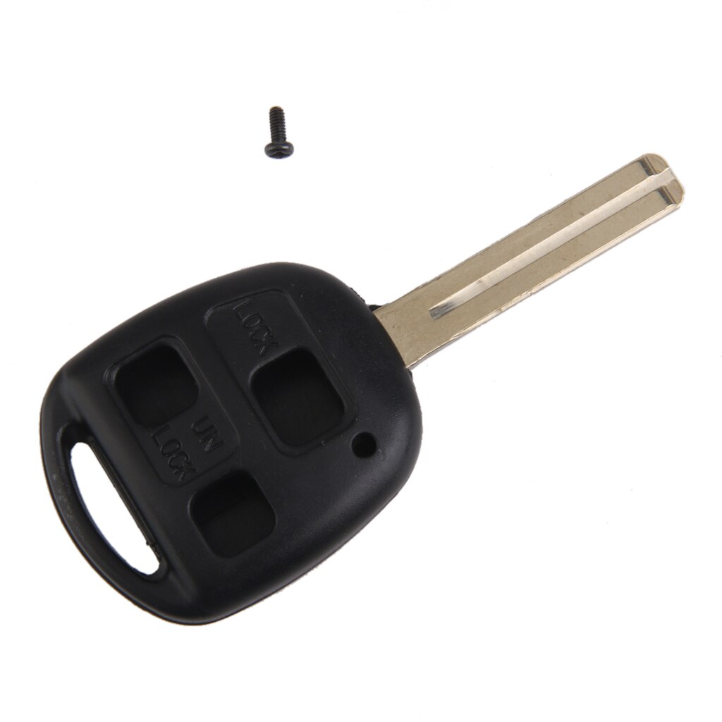 Remote Key Keyless FOB Replacement Case 3 Button Blade For Lexus