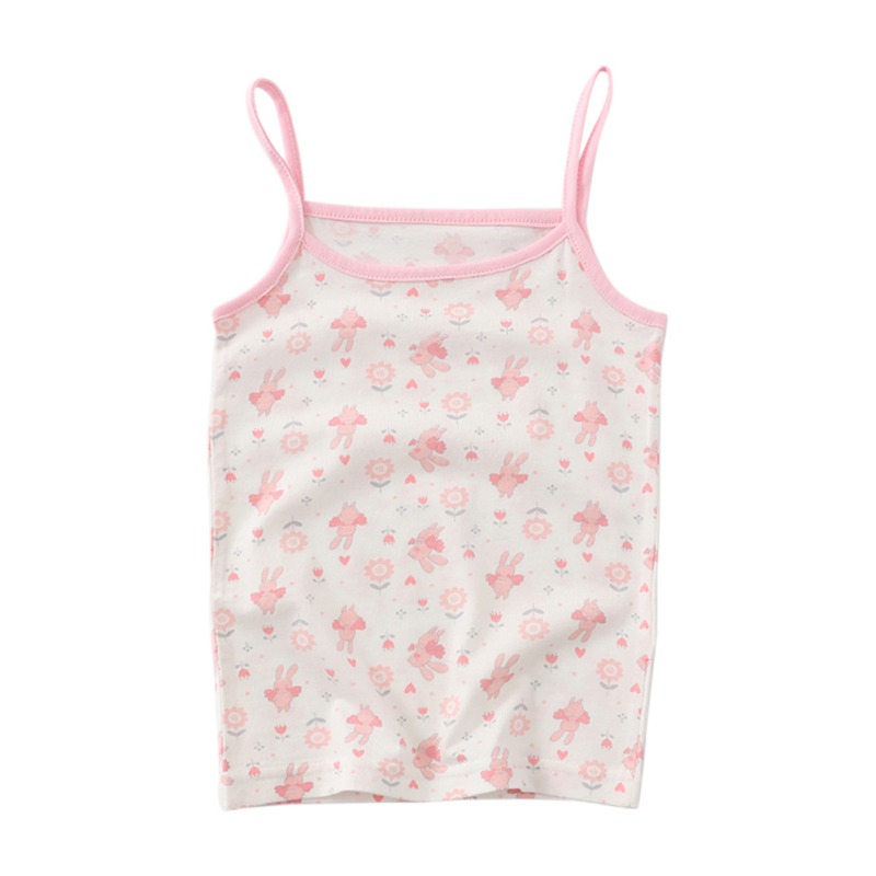 Sommer stil jente undertøy barneklær tank topper til jenter blondere søte bomull jenter kamisole underskjorte 2-8t tenåringe singlets