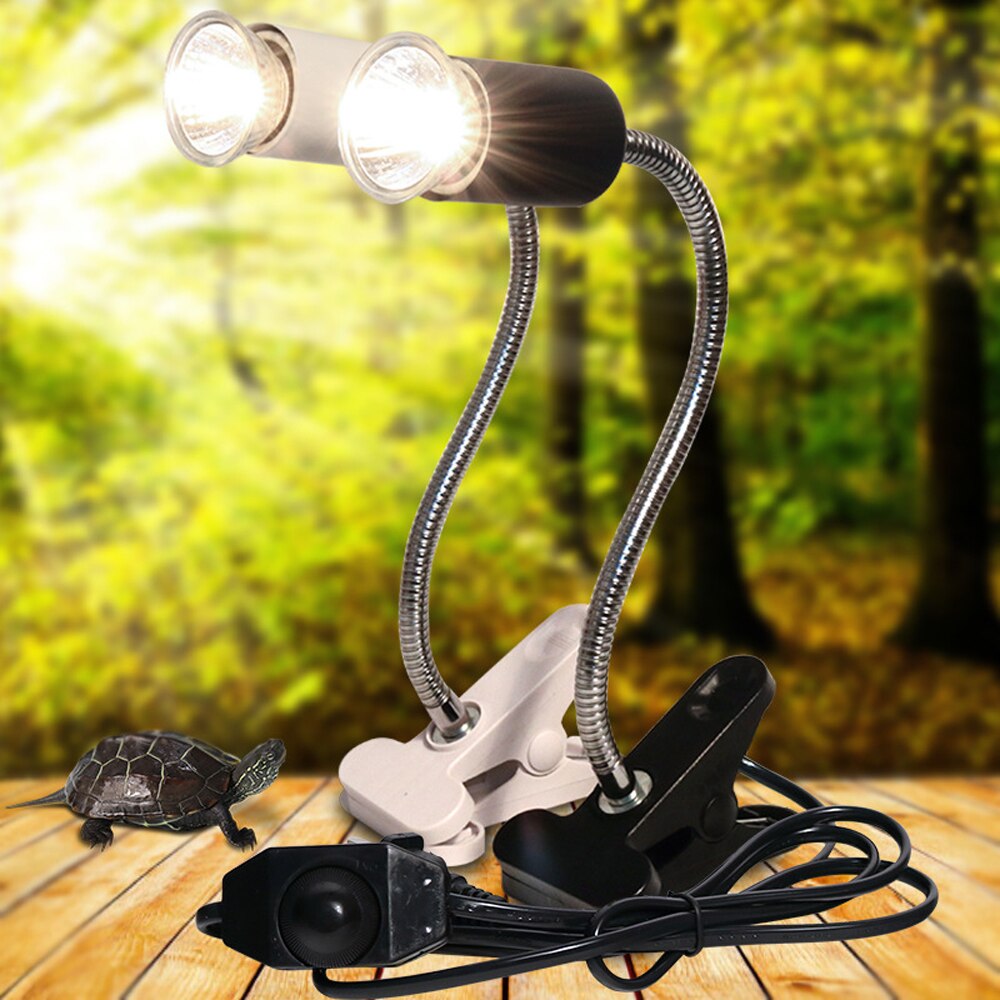 UVA lâmpada UVB réptil com Clip-on Lâmpada Suporte Da Lâmpada Kit Lâmpada De Aquecimento Lâmpada Basking Tartaruga UV Conjunto Tartarugas Lagartos Luz Iluminação
