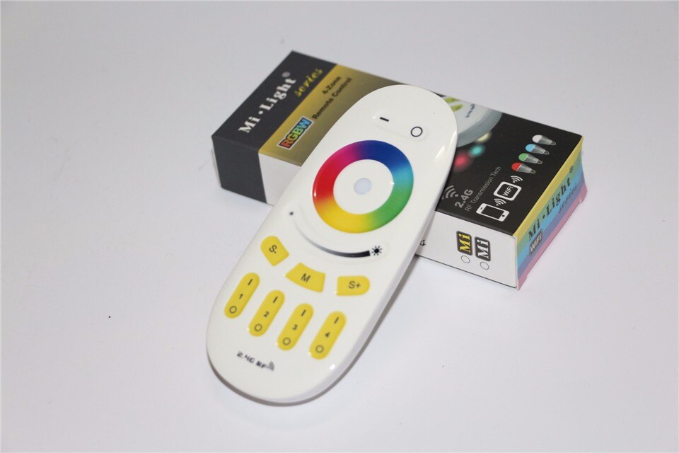 Mi light berøringsskærm 2.4 ghz 4 zone touch rf rgbw fjernbetjening fut 096 til mi-light rgbw rgbww pære led fjernbetjening