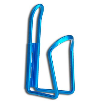 Soporte de aluminio para botella de agua de ciclismo, soporte de pieza para botella de ciclismo, accesorios plegables para bicicleta de montaña: Blue