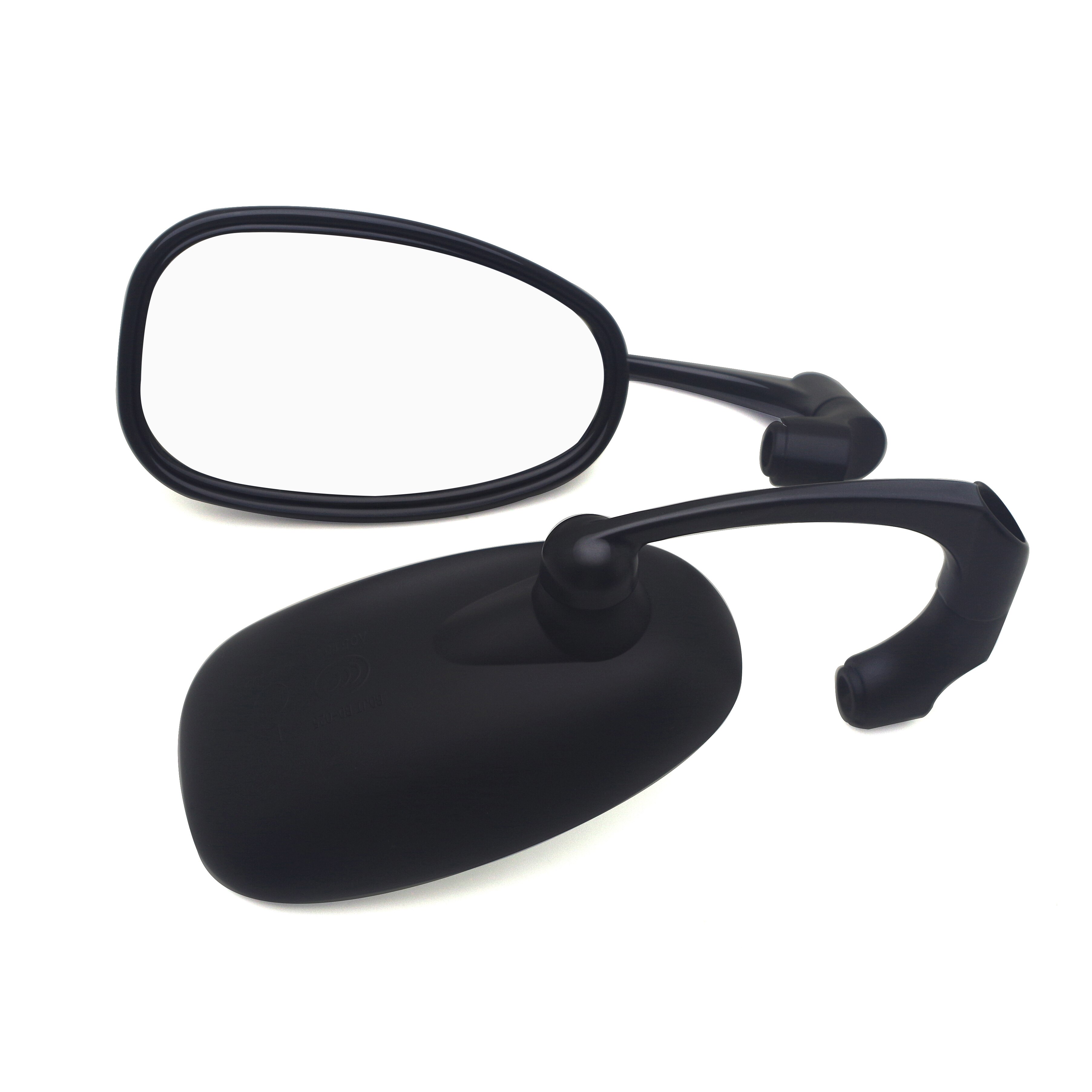 Svart krom motorcykel bakifrån sidan cafe racer speglar för piaggio zip cf moto piaggio  mp3 benelli tnt 125 kawasaki  z800