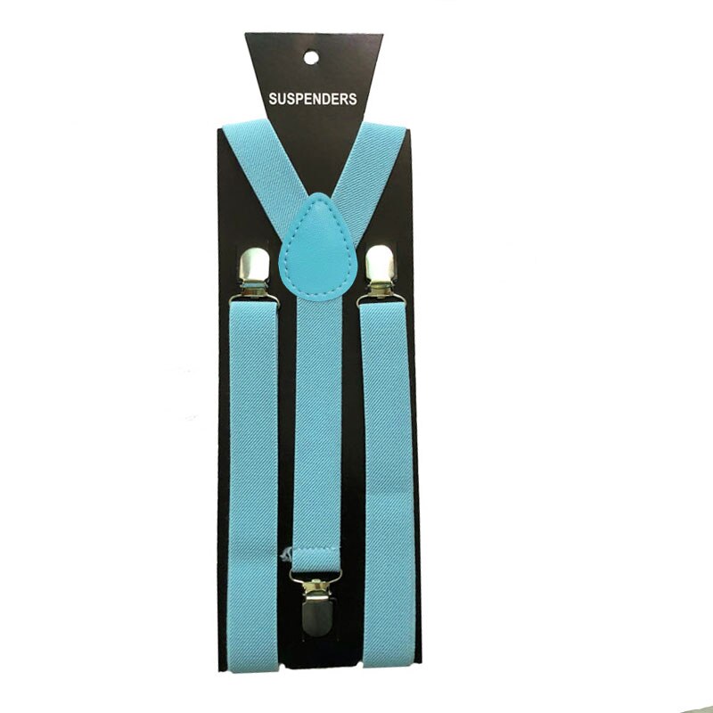 Bretelle per uomo Pantaloni Abbigliamento Bretella per adulti Camicia da uomo Abito da donna Festa di nozze Colori solidi Gonna da abito con bretelle Cinghie
