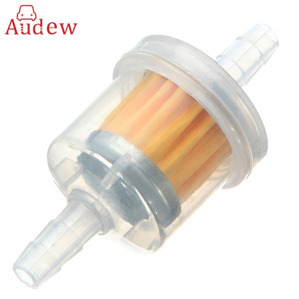 Filtro de combustible líquido Universal de gasolina y gasolina para motocicleta de 6mm para motocicleta y motocicleta