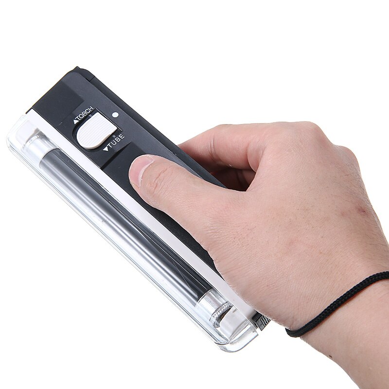 Lámpara UV portátil 2 en 1 de , Mini tubo ultravioleta, Detector de lámpara con linterna