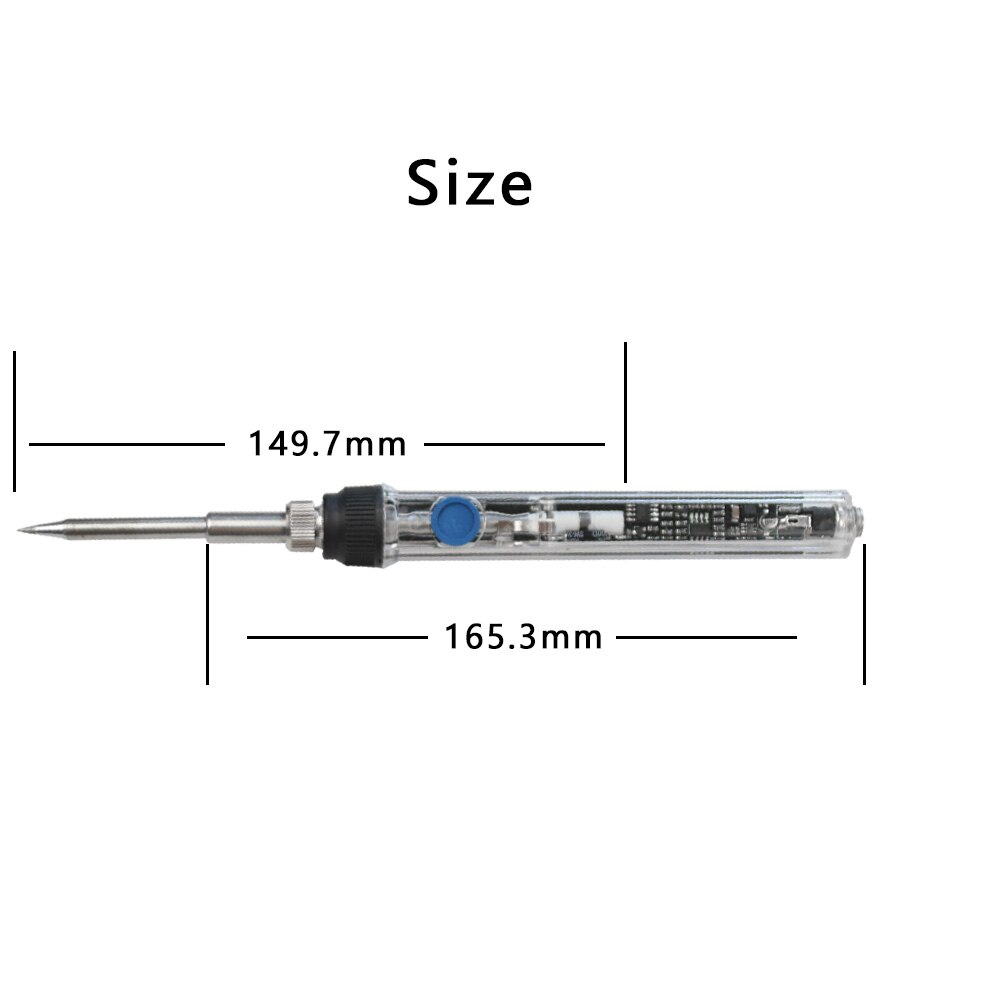 DC12~24V T12 72W Mini Electric Soldering Iron Adjustable Temperature Portable Solder Welding Station Tip tool No Digital Display
