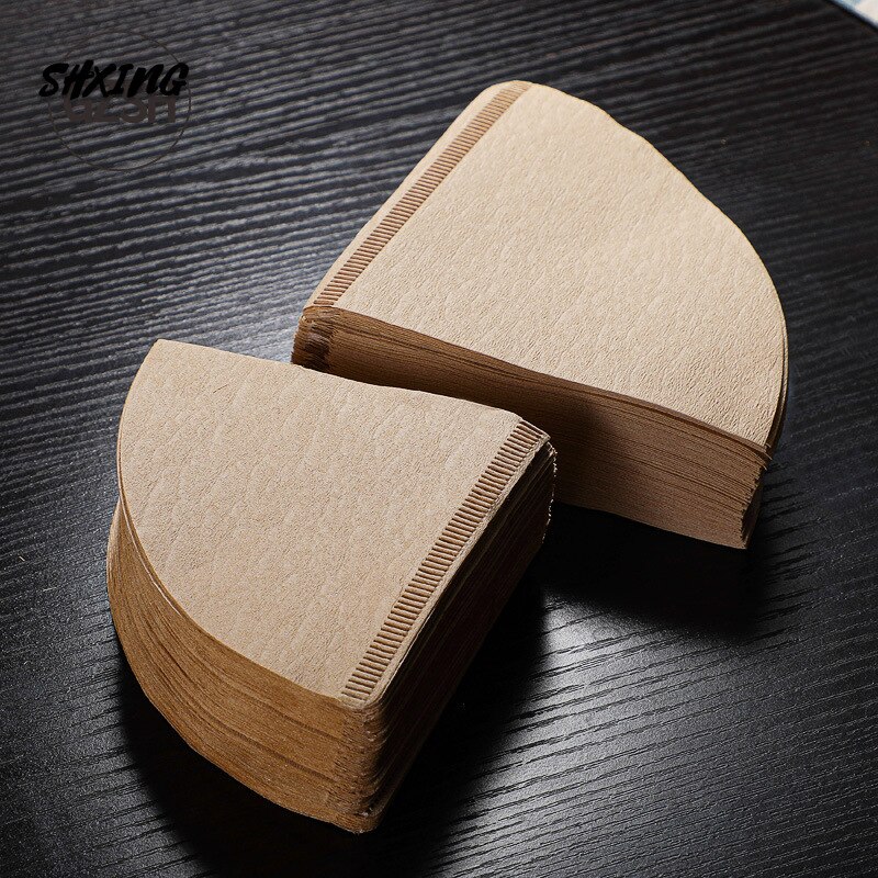 Shxing 101 102 14Cm 10Cm 100 Pcs "V" Vorm Koffiekopje Filter Papier Espressomachine Mokka pot Zeef Vel