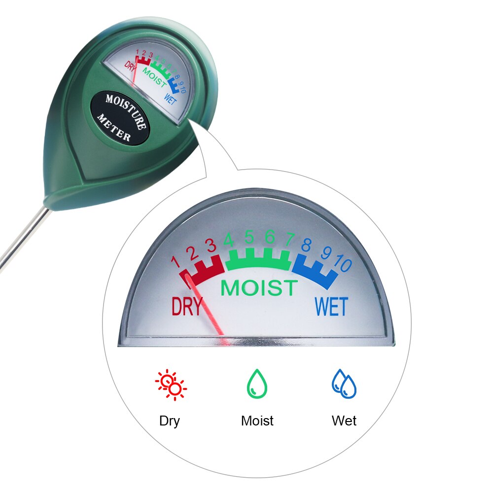 Bodemvochtmeter Humidimetre Meter Hygrometer Vocht Sensor Voor Tuin Planten Bloemen Vochtige Tester Testen Vochtigheid Gereedschap