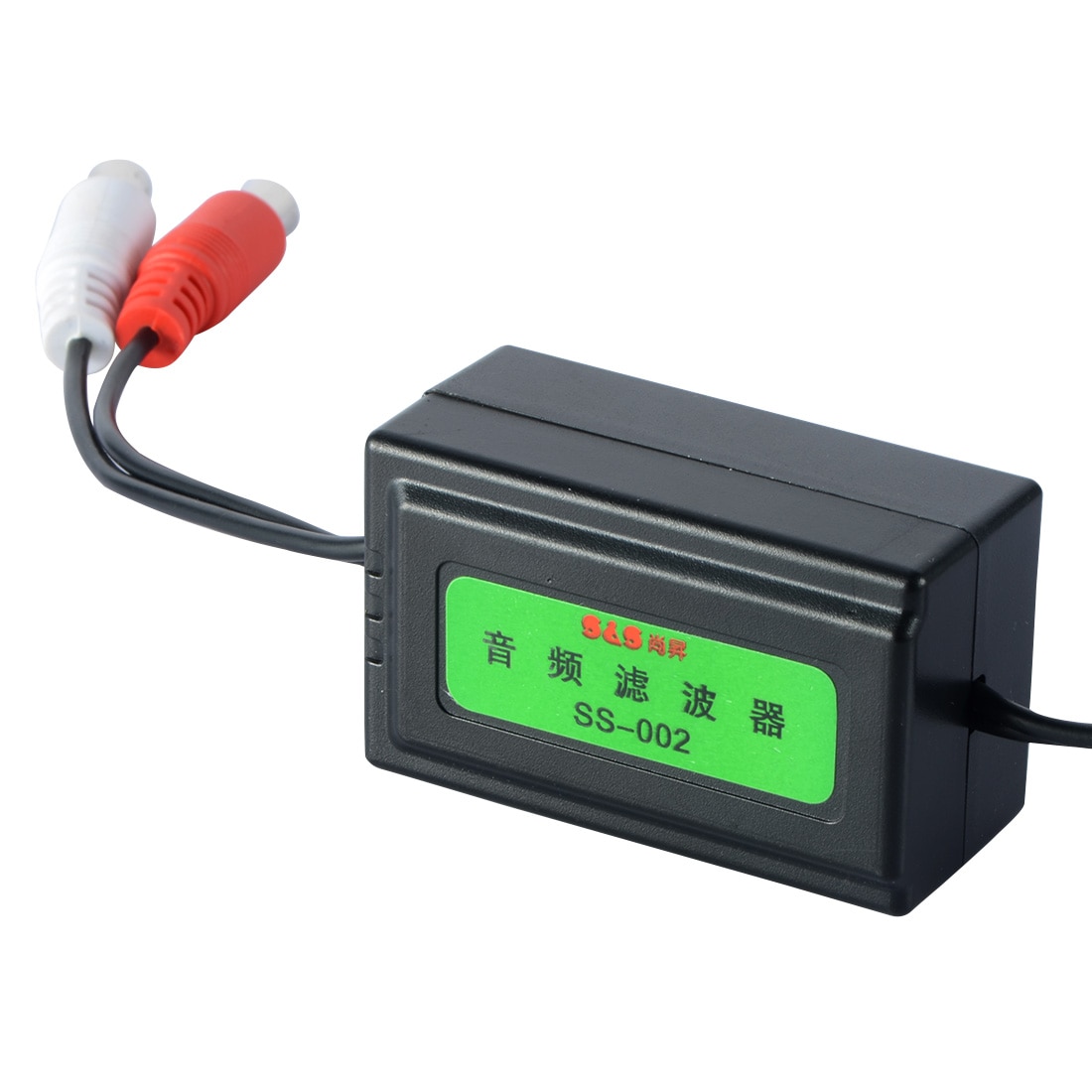 1Pc 3.5Mm Auto Rca Versterker Auto Audio Noise Filter Ground Loop Lsolator Suppressor 6.2X3.5X2.7cm Installeren