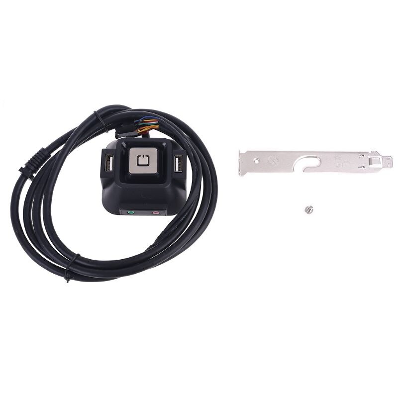 Multifunctional USB 2.0 Computer PC Switch External Power On/Off Reset Button: TXD103