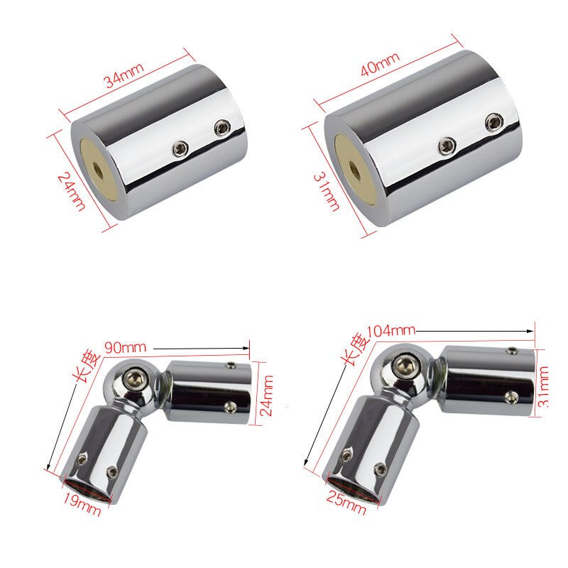 Shower rod telescopic rod base/Flange,flat,Stainless steel pipe fittings/connector,Shower accessories