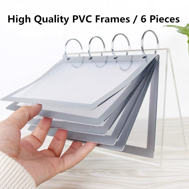 A6 Double Sided Table Top Acrylic Sign Holder Display Stand Poster Menu Holder Ad Frames For Office, Restaurant, Store