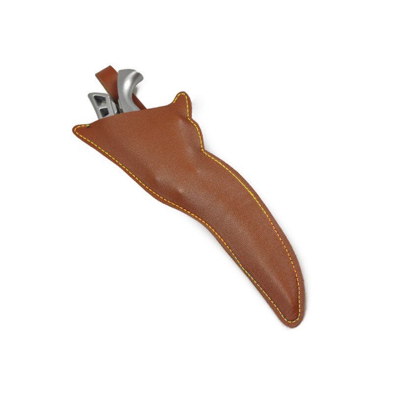 Kitchen Powerful Chicken Bone Scissors Chicken Duck Fish Cutter Shears Stainless Steel Scissors Scale Clean Cook Scissors Knife: Silver-A -brown set