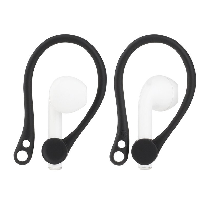 Soft Silicone 1Pair Earhooks For AirPods Anti-lost Ear Hook Secure Fit Hooks Earphone Holders For Apple AirPods Acces