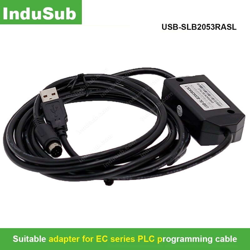 USB-SLB2053RASL interface adapter EC Series PLC Programming Cable USBSLB2053RASL 2.5m with Indicator