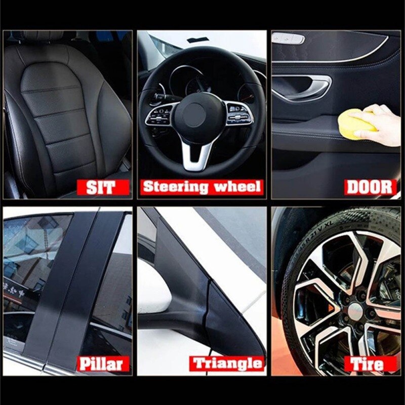 50ml Car Seat Interior Kits Auto Leather Renovated Coating Maintenance Polishes