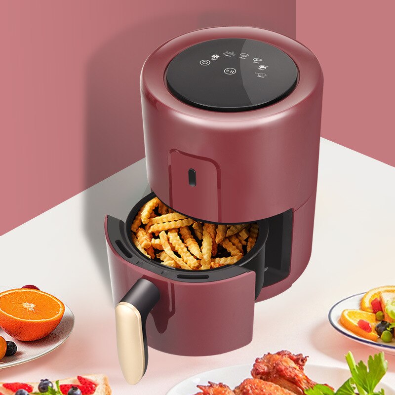 Air Fryer No Oil Home Intelligent 2.5L Large Capacity Multifunction Electric Deep Fryer Without Oil