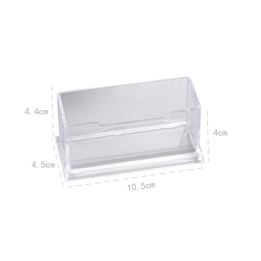Acrylic Clear Desktop Business Card Holder Stand Display Dispenser Card Stand Holder Office Desk Accessories Organizer: 2