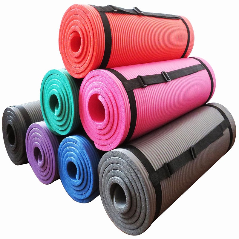 Yoga Mat Multi-purpose 183*61*1.5 Ultra-thick High-density Anti-tear Sports Mat Exercise Mats With Strap For Fitness Gym Workout