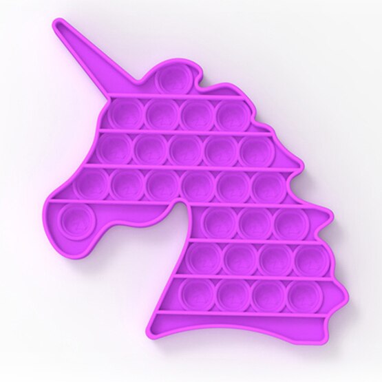 1 sztuk zabawka prządka s garnek to jednorożec bańka zabawka sensoryczna dzieci silikonowe naprężenie Reliever zabawki dorosłych wycisnąć zmysłowy poput zabawka prządka: purpurowy