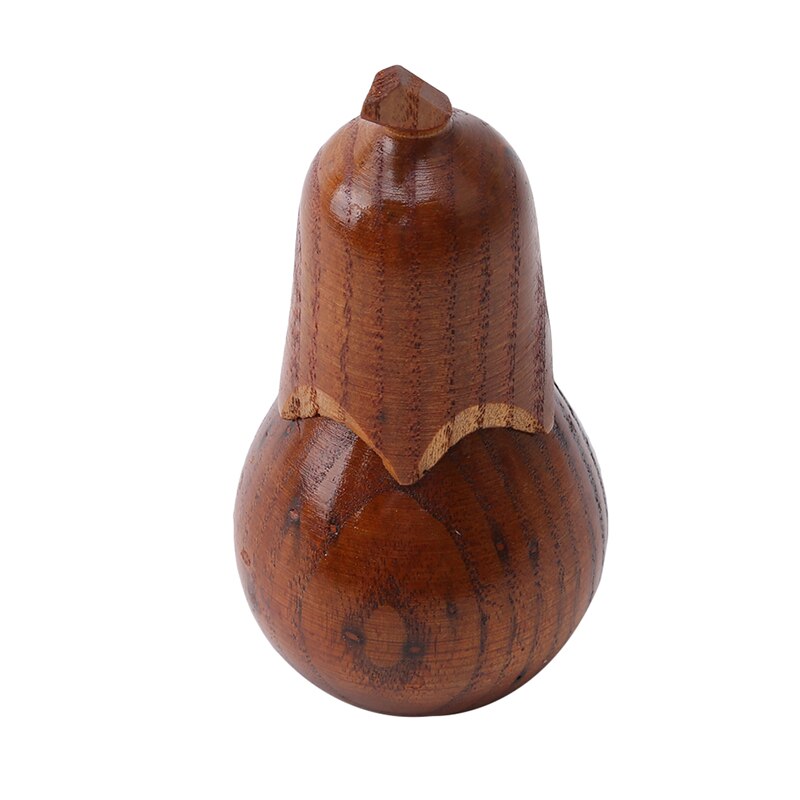 Wooden Toothpick Holder Eggplant Shape Holder Box Toothpick Jar Home Desktop Toothpick Decoration Box
