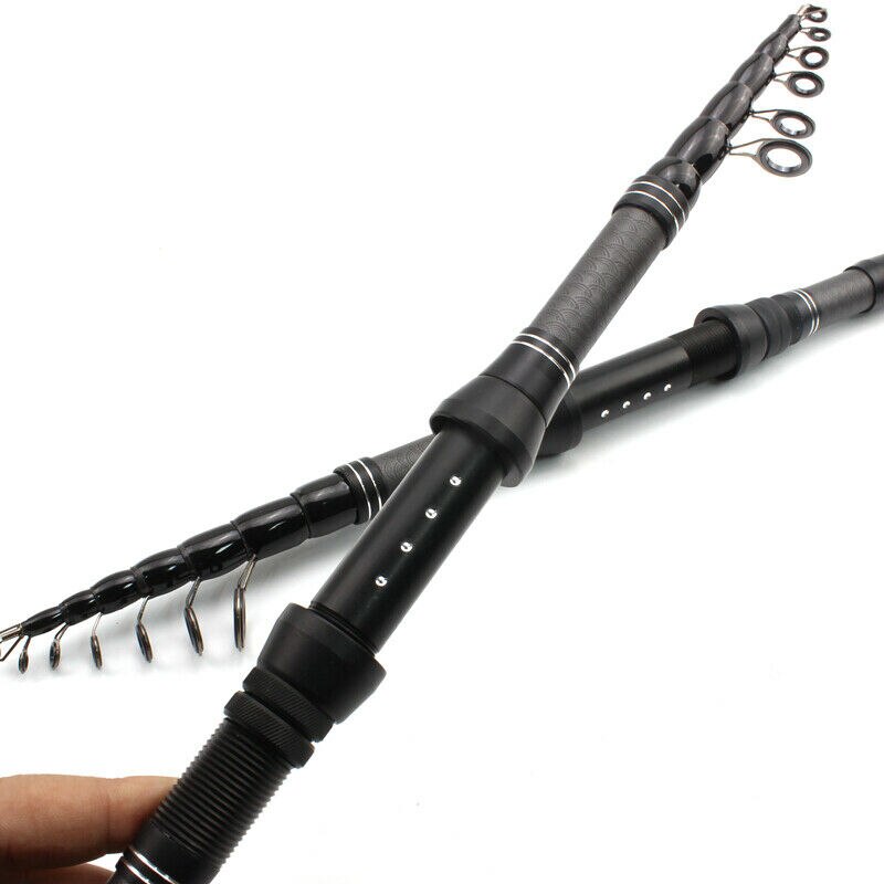 Multifunction Spin Fishing Rod Carbon Pole Telescopic Ultrashort Sea Fishing Tackle