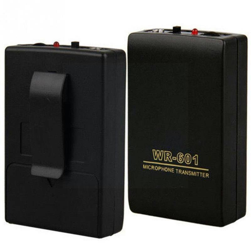 WR601 Draadloze Fm Microfoon Systeem Met Systeem Fit Microfoon Conferentie Revers Voor Lezing Zender Clip Microphon A6N4