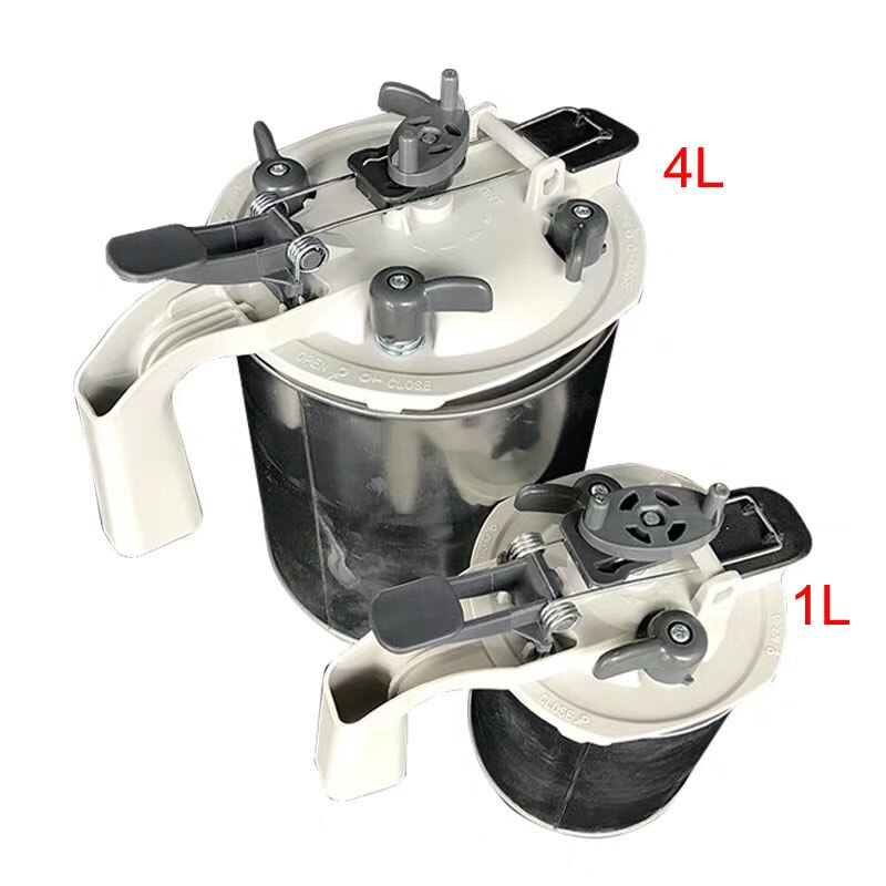 1L 4L Verf Mixer Metalen Verf Kan Handheld Beton Cement Mixer Thinset Mortel Grout Gips Cement Mixer Roeren Tool