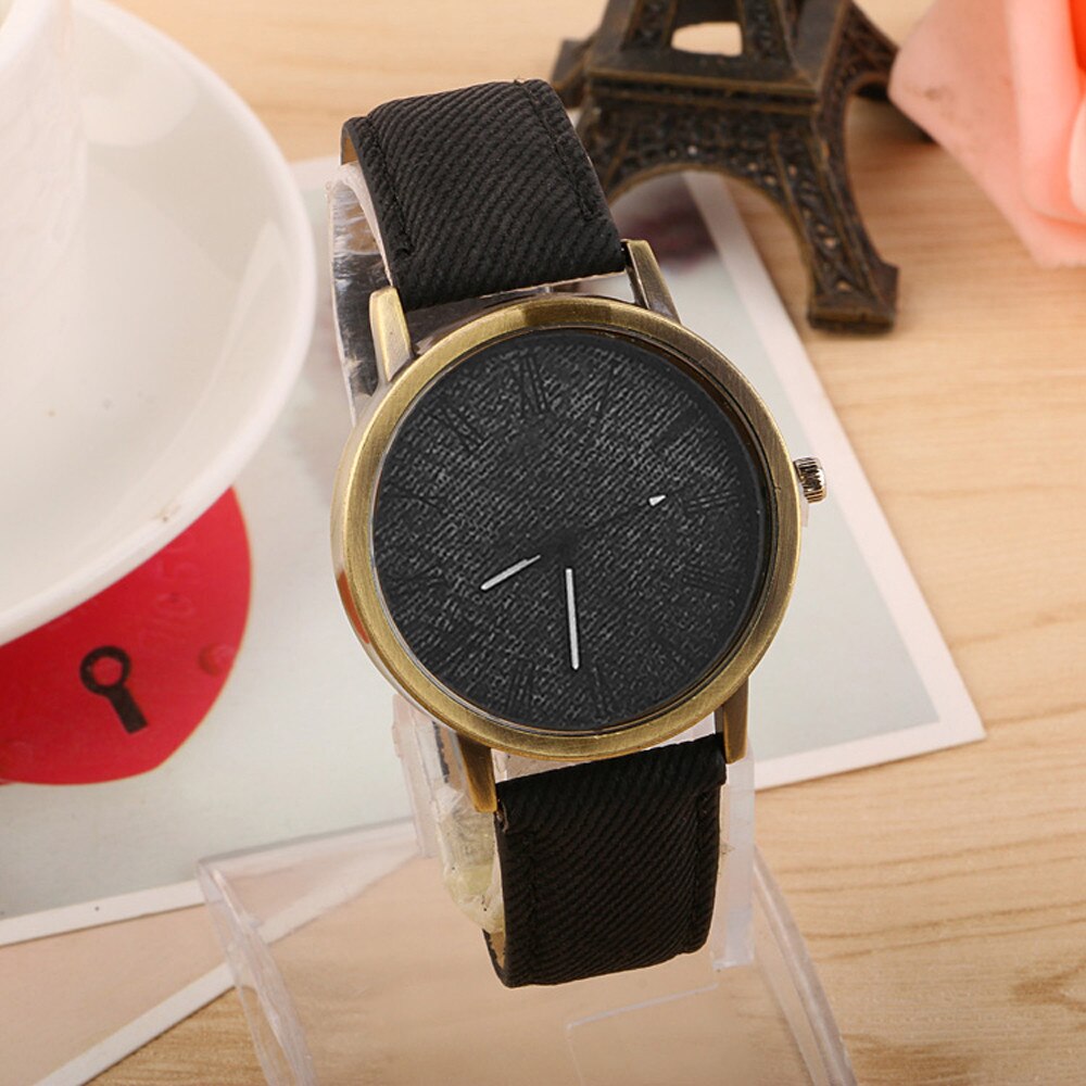 Reloj de pulsera de cuarzo analógico para hombre y mujer, cronógrafo de lujo con Relojes De Correa De Cuero famosa, para boda, negocios, Unisex