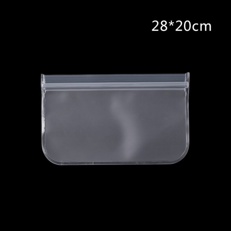 EVA Food Compressed Bag Sealed Storage Bags Kitchen Tools Home Reusable Food Storage Bags Leakproof Freezer Bag: 20-28CM