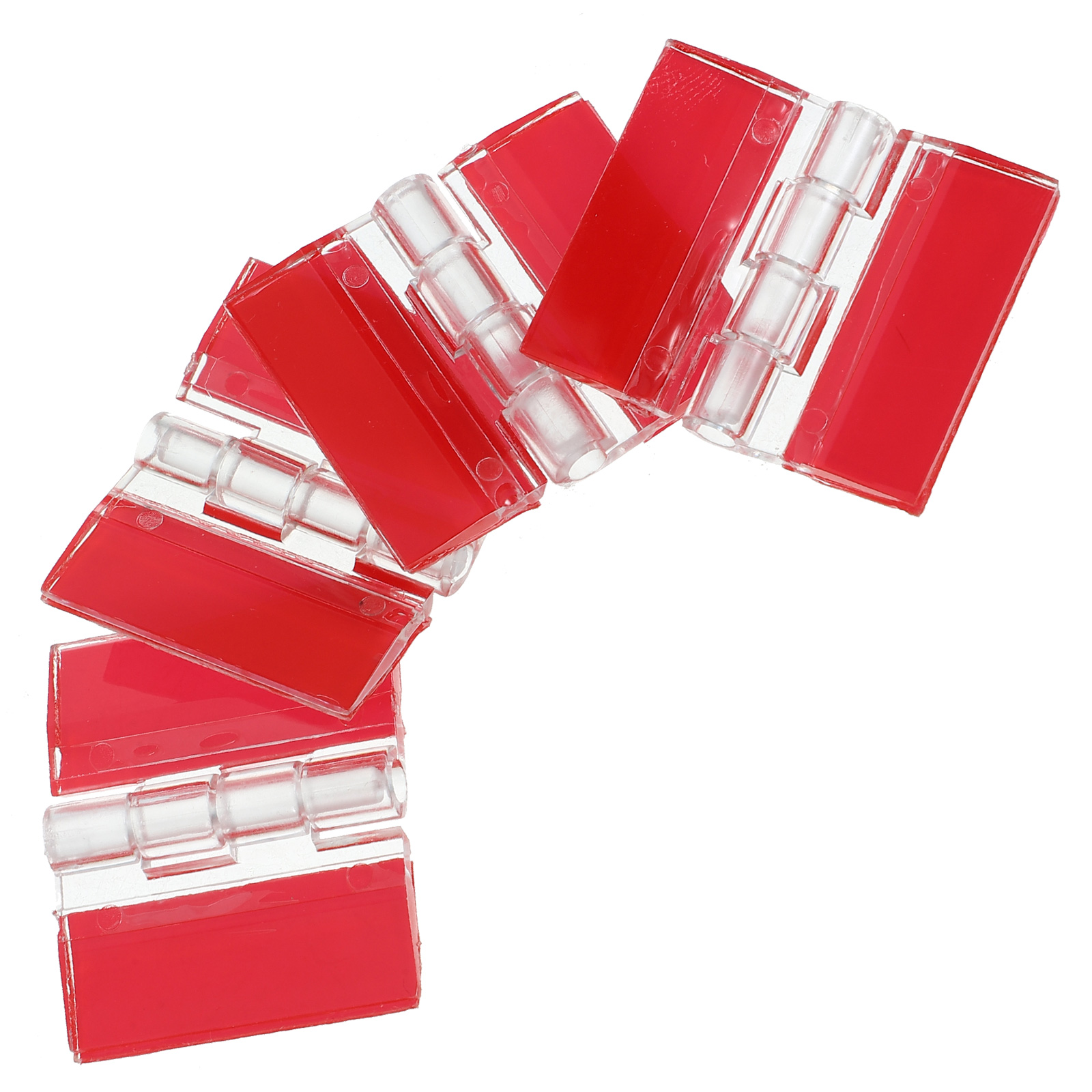 4 Stück Stark klebende Scharniere klar Acryl kleine Möbel Scharniere DIY Scharniere Ersatz: Ursprünglich Titel