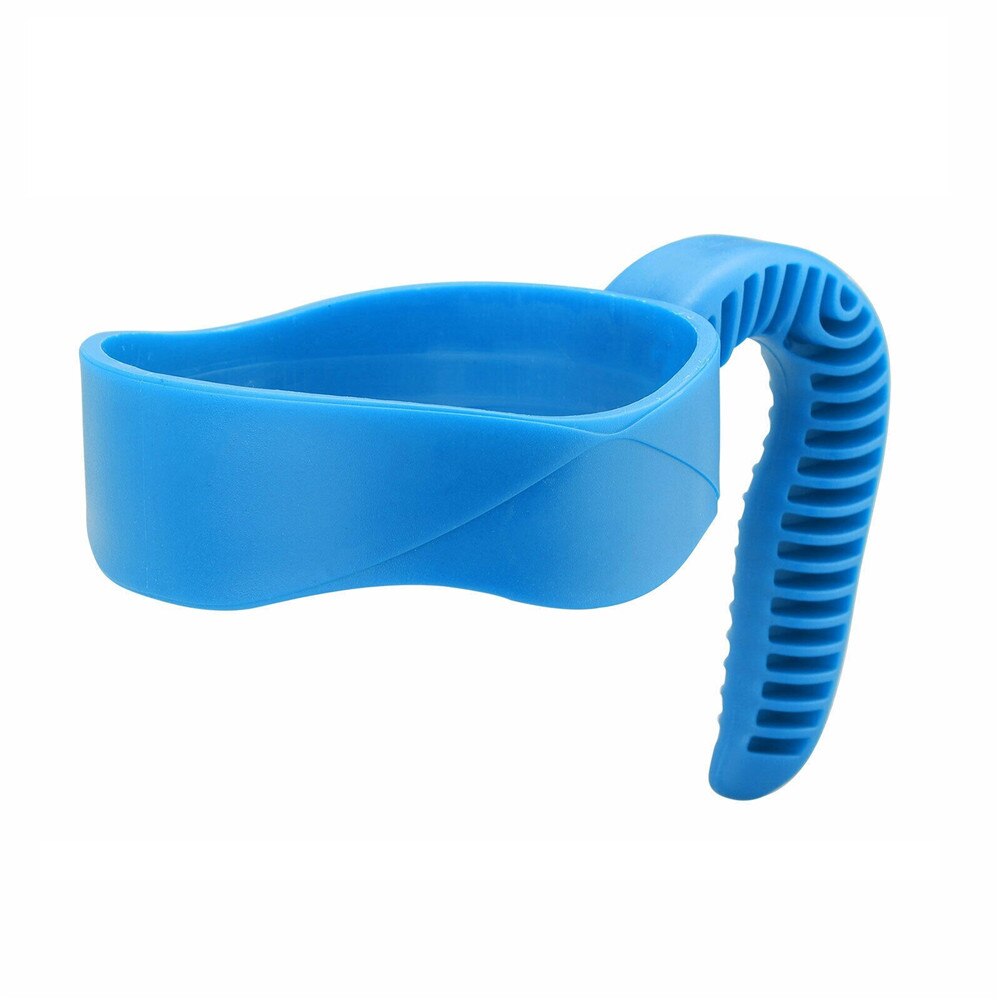 Poignée de gobelet 30 oz pour les rambeurs Yeti, porte-gobelet à poignée Yeti, poignée de tasse de voyage antidérapante sans BPA: Blue
