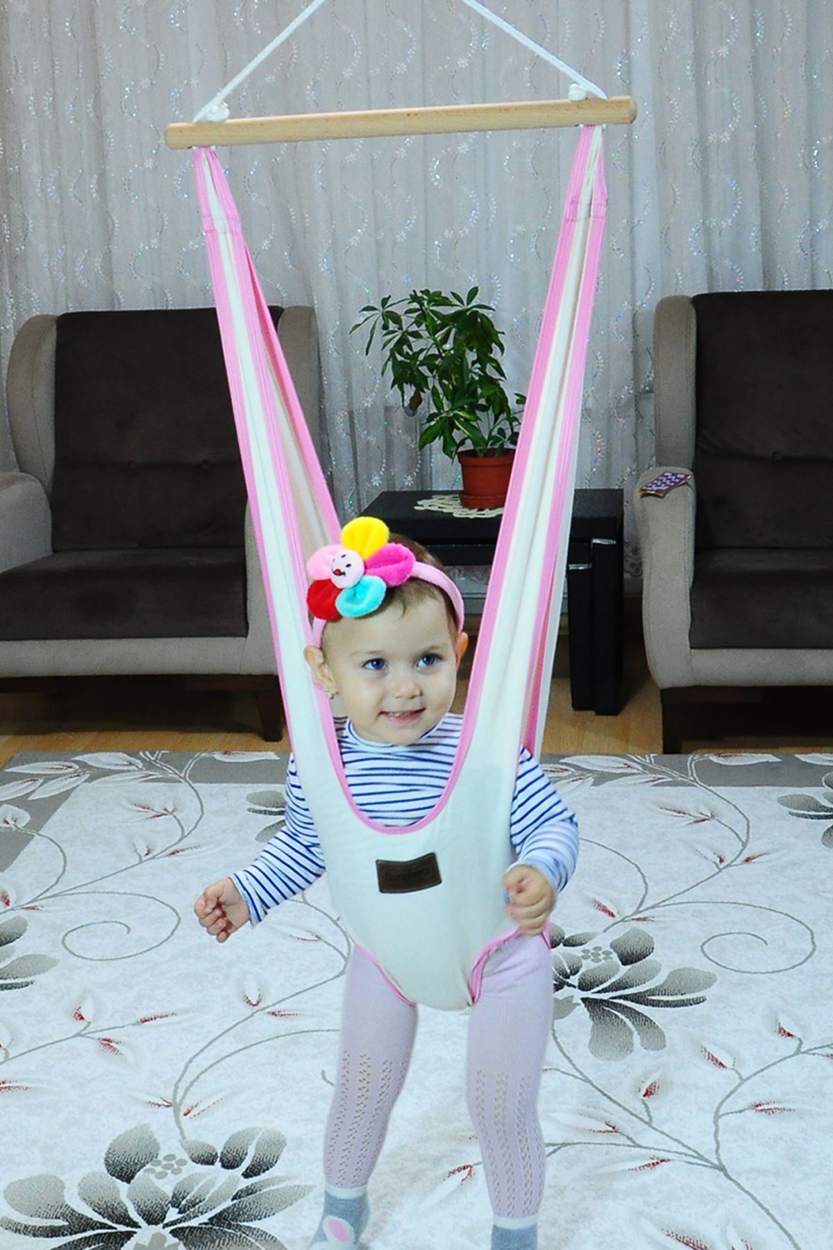 Bandera Luna – trotteur pour bébé, rose