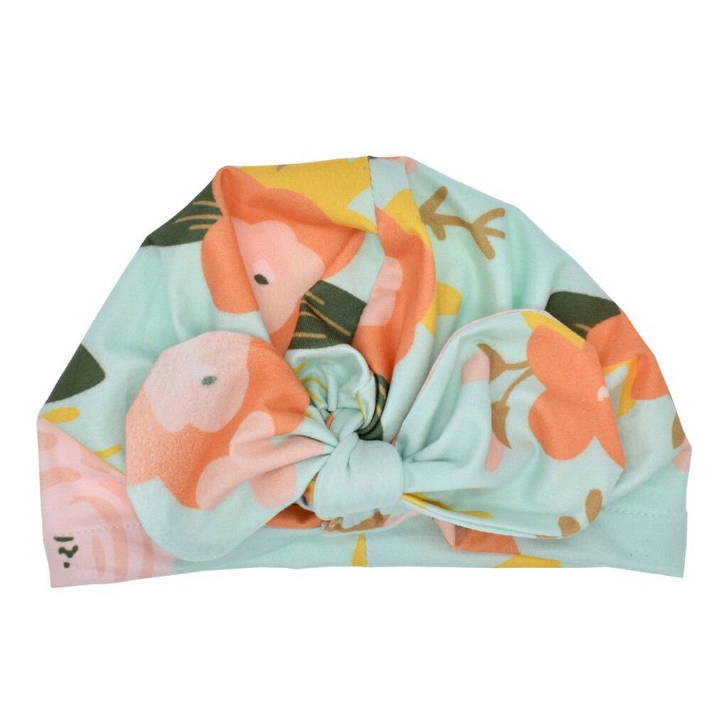 -né bébé garçon fille bébé chapeau de soleil chapeau à fleurs nœud papillon enfant en bas âge Turban Photo accessoires enfants enfants chapeau été directe