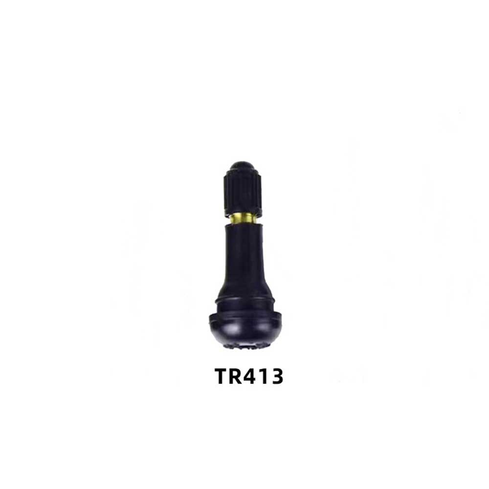 Tiges de Valve de pneu sans chambre à Air TR412 413 414 415 418, tige de Valve de pneu sans chambre à Air en caoutchouc et en cuivre à pression pour automobile et Moto, 10 pièces: TR413