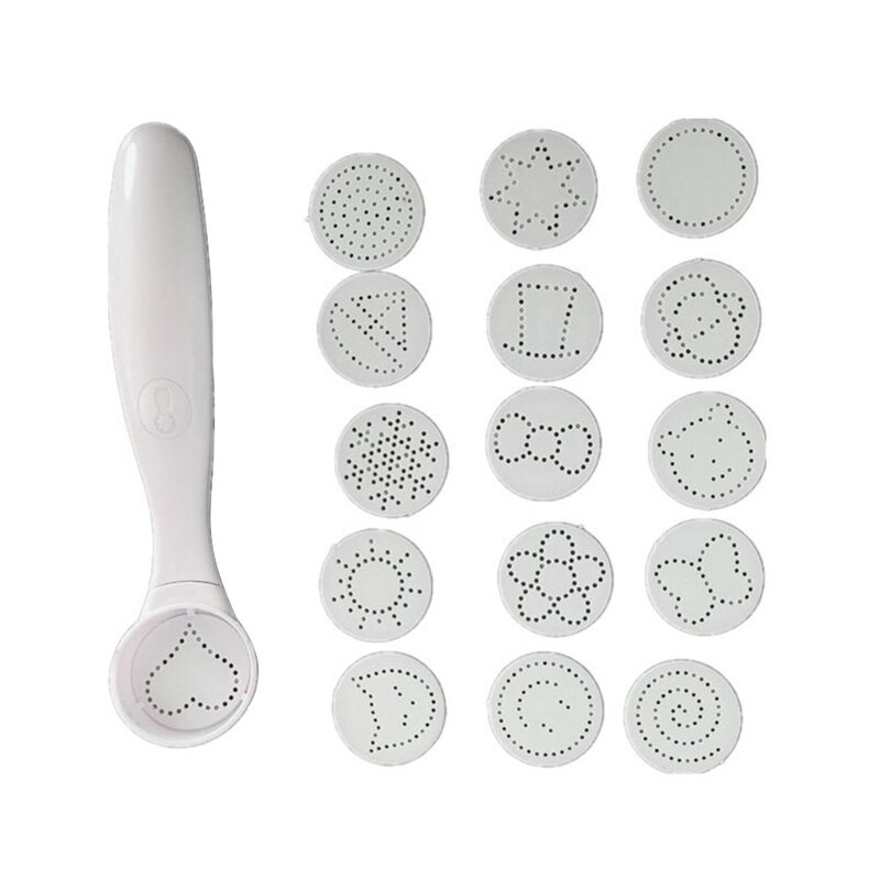 Magical Spice Lepel Cake Decorating Gereedschap Kit Latte Art Stencils Koffie Lepel Koffie Cake Voedingsmiddelen Piping Lepels Koffie Set