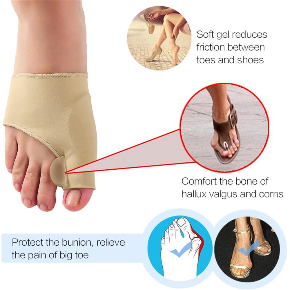 1 paar Zehe Separator Hallux Valgus Ballen Korrektor Hammer Kappe Haarglätter Fuß Schmerzen Linderung Orthopädische Pedikübetreffend Werkzeuge Fuß Pflege