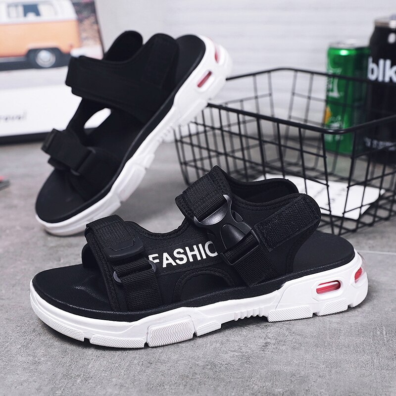 Men Sandals Summer Slipper Air Cusion Outdoor Sandal Men Sandal Casual Buckle Strap Comfortable Beach Shoe