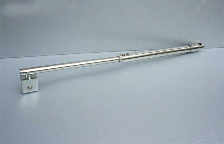 1PCS Stainless steel Shower Glass door fixed rod/clip,Bathroom glass support bar,length 30/40/50/60/70cm(DG1451)