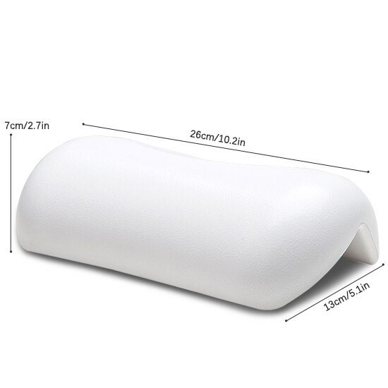 SPA Bath Pillow,Non-slip Bathtub Headrest Soft Waterproof Bath Pillows with Suction Cups Easy To Clean Bathroom Accessories: Default Title