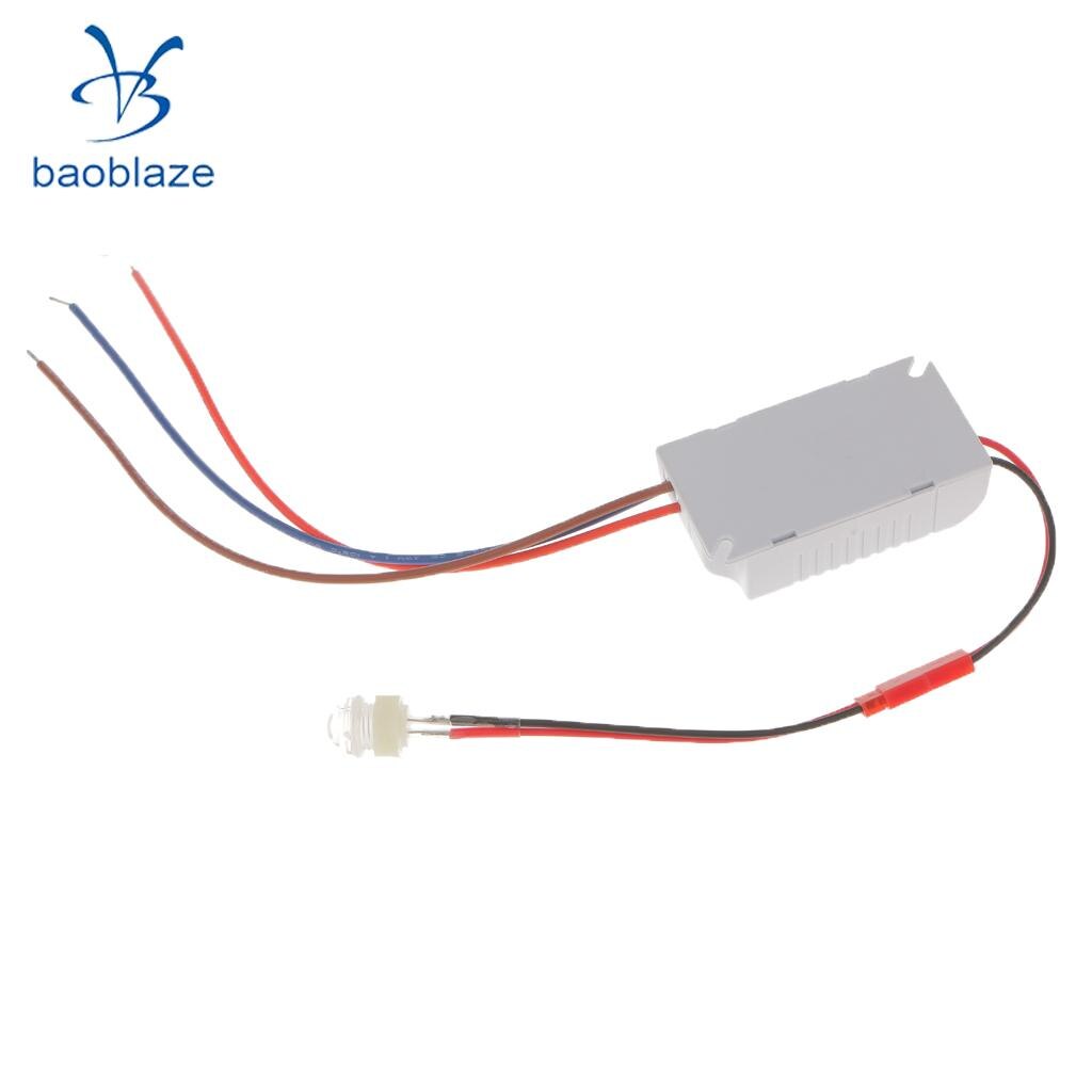 Intelligent Light Control Sensor Switch Indoor Outdoor Automatic Light Sensor Detection 90-250V