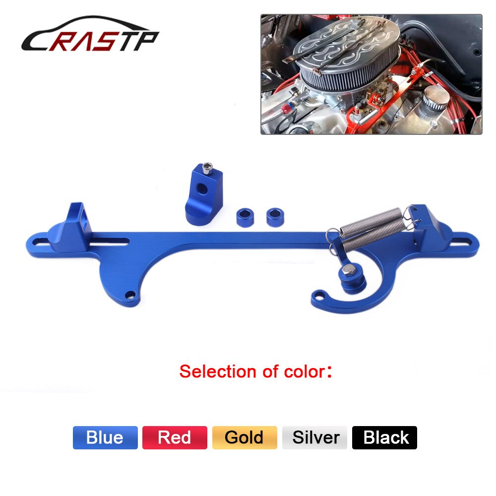 RASTP - Arrived Billet Aluminum Throttle Cable Bracket Carburetor Bracket for Holley 4150 & 4160 Series Carburetor RS-THB002