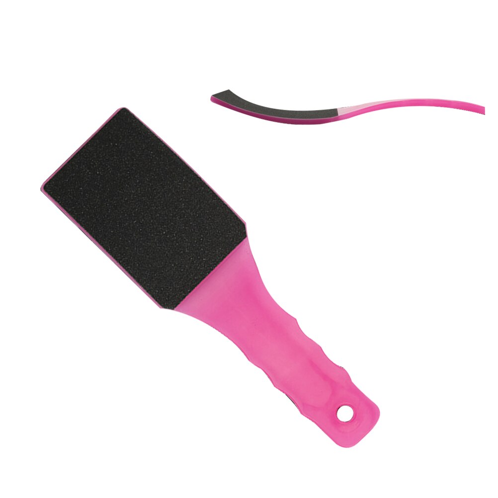 Double-sided Pedicure Foot File Exfoliating Brush Feet Rasp Foot Care Tool (Random Color)