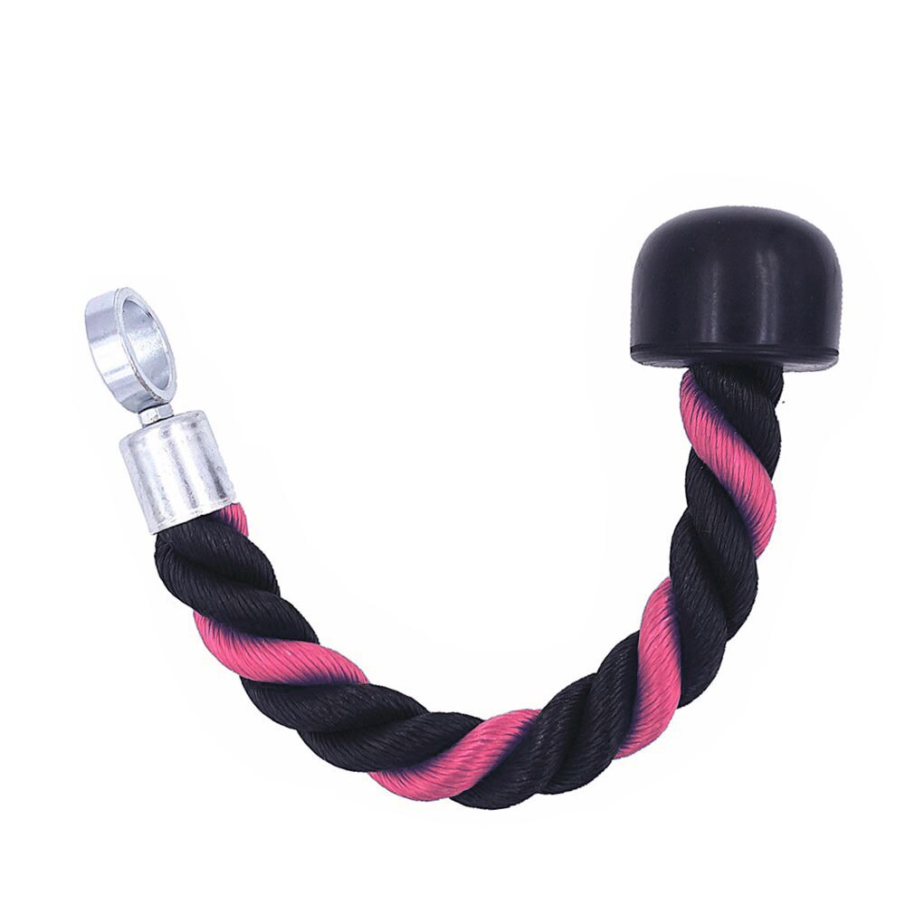 Corda para exercícios bíceps, treinamento a casa ou academia antiderrapante: Type-A Pink