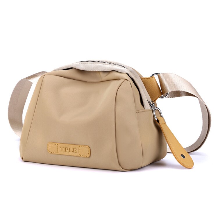 Women's Multi-function bag Shoulder bags Waist Packs Female Handbags Nylon Ladies Crossbody Bag girls Messenger Bag Bolsas: Khaki