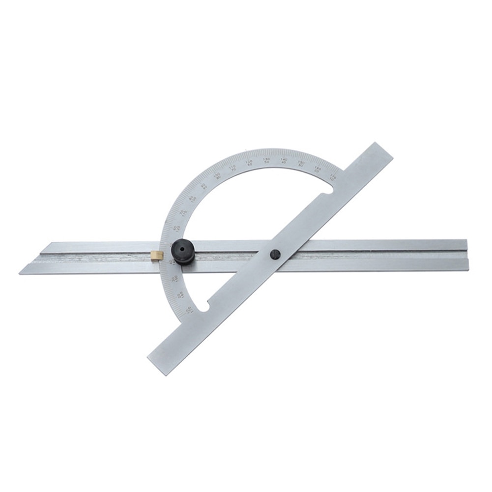 10-170 Degree Measuring Tool Stainless Steel Portable Clear Scale Angle Ruler Multifunction Woodworking Adjustable Protractor