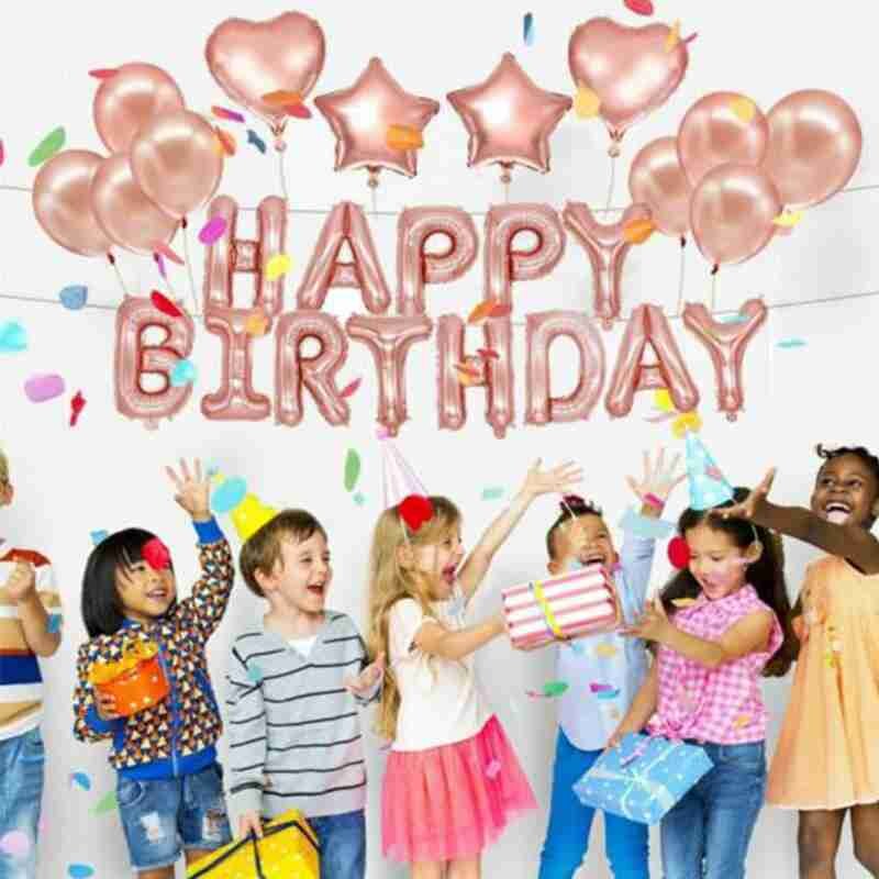 Digital Birthday Balloon 40-inch Floating Aluminum Decoration Wedding Film Balloon Decoration Scene I7I1