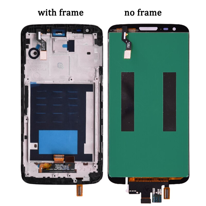 For LG G2 D802 LCD Display Touch screen + Digitizer Assembly with frame Black and white lcd without frame for G2 D802
