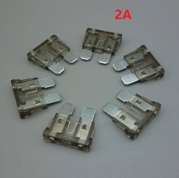 Shhworldsea medium bil blad sikringer sortiment standard sikring 1a 2a 3a 5a 7.5a 10a 15a 20a 25a 30a 35a 40a bil bil lastebil: 2a-20 stk