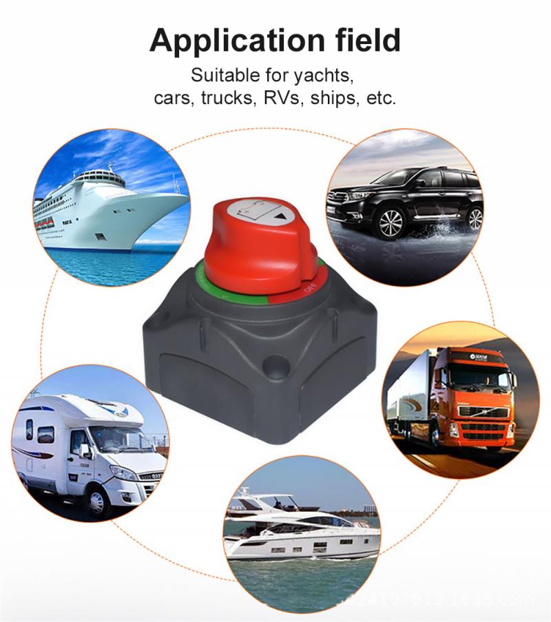 In Stock! 12V-60V 2 Position Car Auto RV Marine Boat Battery Selector Isolator Disconnect Rotary Switch Cut Car Accessories